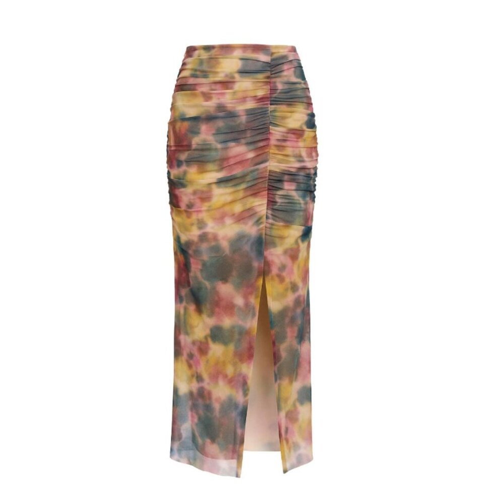 NWT Anthropologie Printed Mesh Midi Skirt - Festival & Summer Vacation Ready